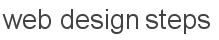 web design steps