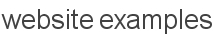 website examples